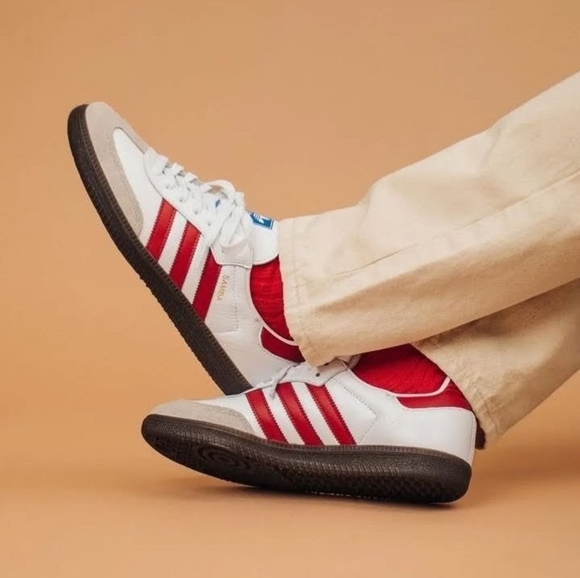 Adidas Samba Og White and Red Sneakers - Picture 6 of 6